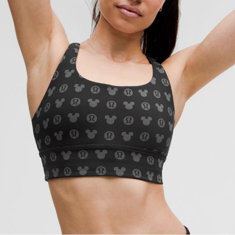 Disney x Lululemon  Energy Longline bra Size 10